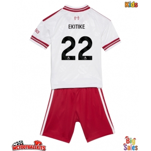 Liverpool Hugo Ekitike #22 Replica Away Stadium Kit for Kids 2026-27 Short Sleeve (+ pants)